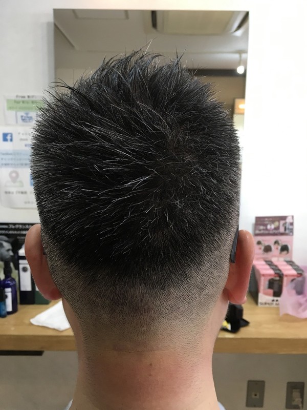 ナチュラルフェード　バックショット