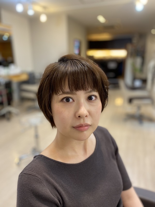 ＃ショートボブ＃カット＃フォギーベージュ