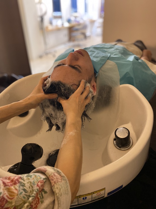 当店自慢のヘッドスパ♪