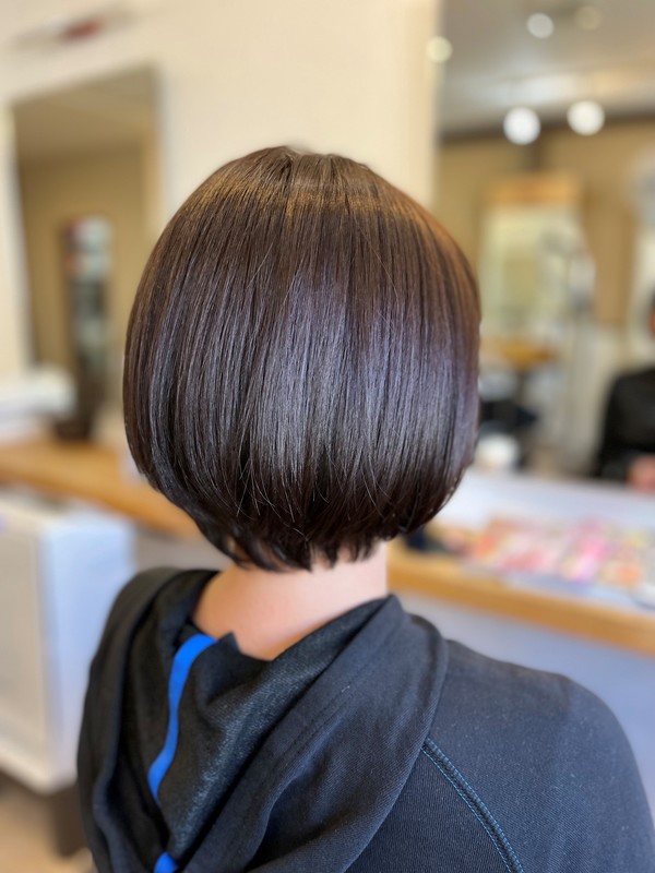 モノトーングレイアッシュでツヤ感アップ♪