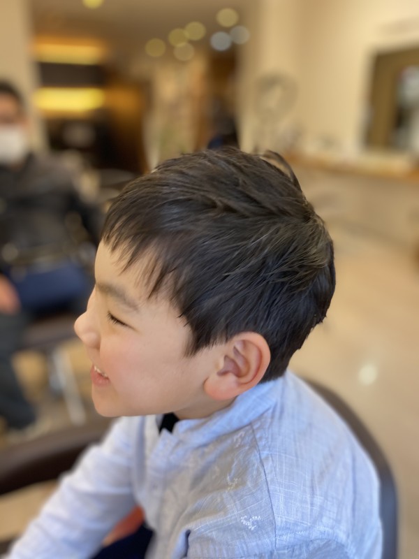 ジュニアカット　キッズカット