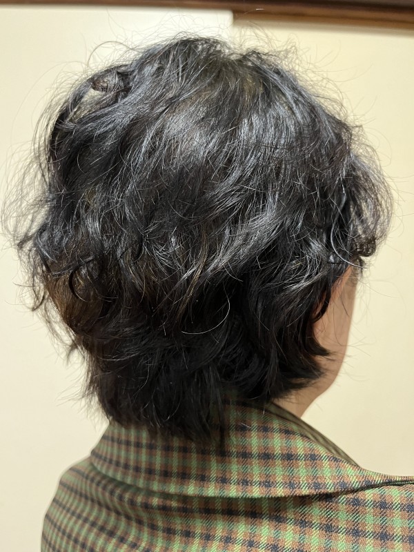 母のパーマ
